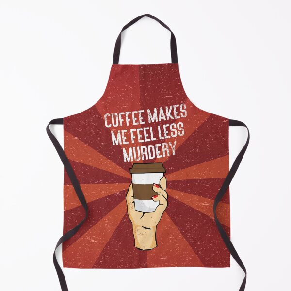 Item preview, Coffee makes me feel less murdery vintage style designed and sold by kpifer.