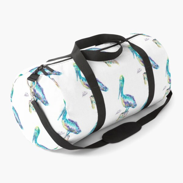 Pelican watercolor Duffle Bag