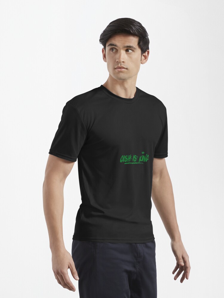 Thumbnail 3 of 7, Active T-Shirt, CASH IS KING designed and sold by iamtruwealth.
