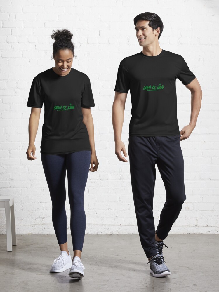 Thumbnail 1 of 7, Active T-Shirt, CASH IS KING designed and sold by iamtruwealth.
