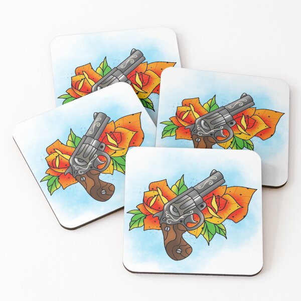 Item preview, Tattoo Gun and Flowers designed and sold by FunWithChemo.