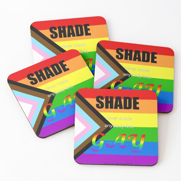 Item preview, Pride Flag Shade Never Made Anybody Less Gay designed and sold by MBach528.
