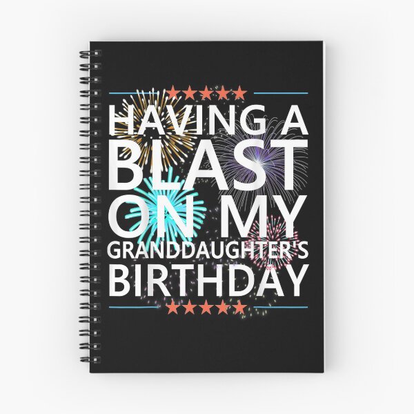 Item preview, Having A Blast On My Granddaughters Birthday Grandma Quote Gift  designed and sold by sheilase.