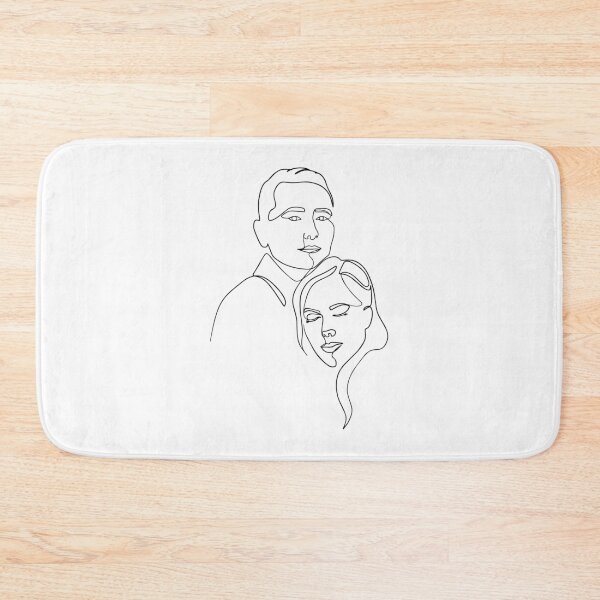 Item preview, Woman Line Art Figure Drawing Couple Line designed and sold by YaliliArt.