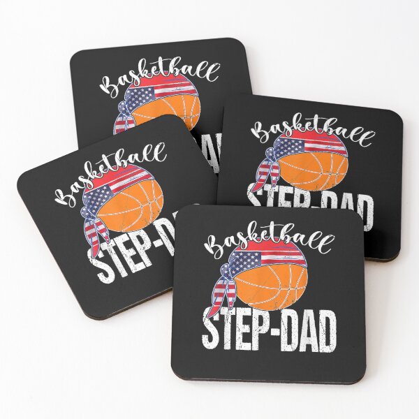 Item preview, Basketball Step Dad American Flag Basketball Step Dad Gift  designed and sold by sheilase.