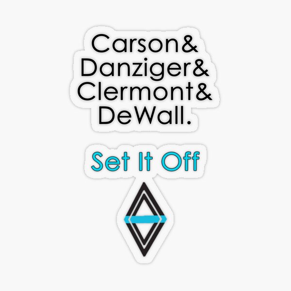 Set It Off Midnight Logo Sticker for Sale by Pandurz