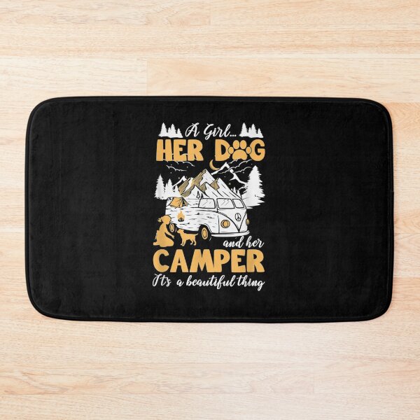 Item preview, A Girl Her Dog And Her Camperr Itt's Beautiful Thing Camping Gift  designed and sold by sheilase.
