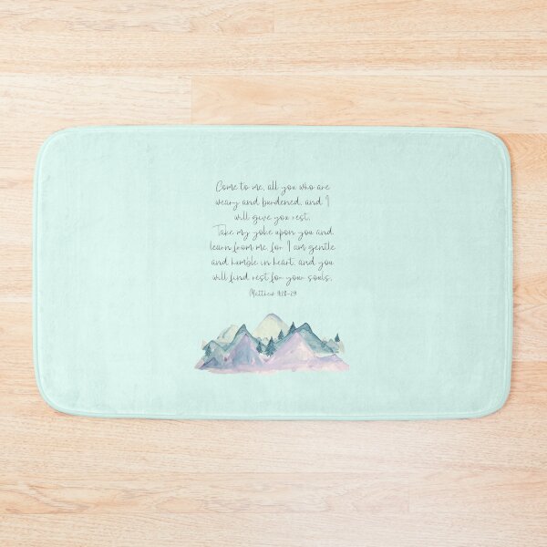 Item preview, Come to me all you who are weary, Matthew 11:28-29 designed and sold by DownThePath.