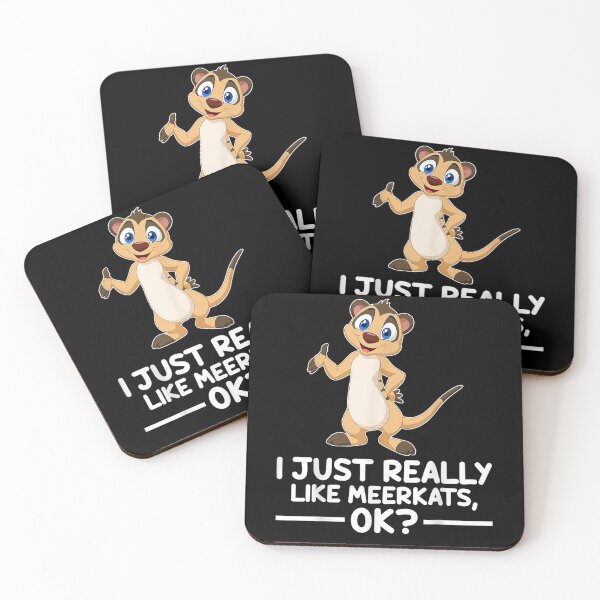 Item preview, I Just Really Like Meerkats Ok Funny Cute Meerkat Gift  designed and sold by sheilase.