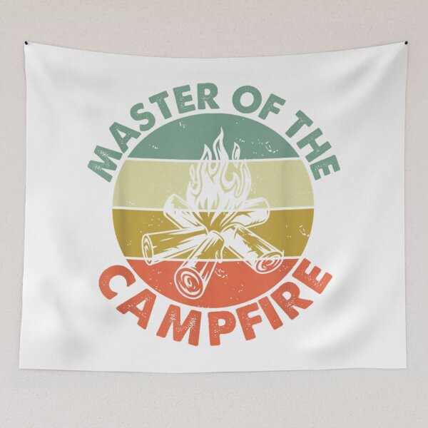 Item preview, Master of the Campfire Dad Camping Shirt Camping Dad Summer designed and sold by travellb.