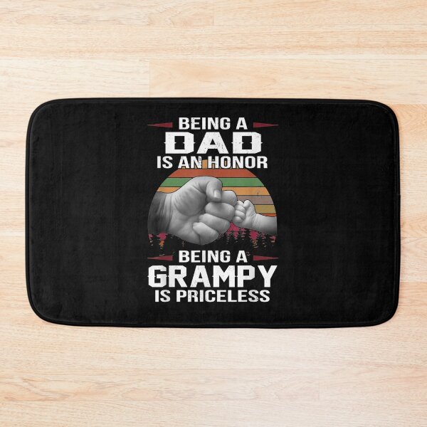 Item preview, Mens Being A Dad Is An Honor Being A Grampy Is Priceless Retro Gift  designed and sold by sheilase.