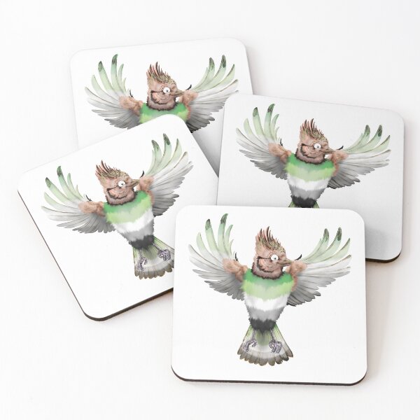Item preview, ^ Bandera del orgullo aromático | Pájaro de dibujos animados designed and sold by Snootrac.