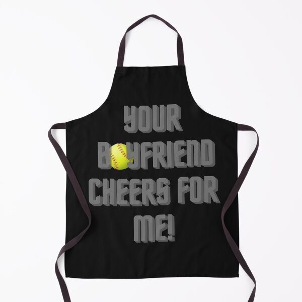 Artikelvorschau, Dein Freund jubelt mir beim Softball in Grau zu entworfen und verkauft von GeoTeasters.