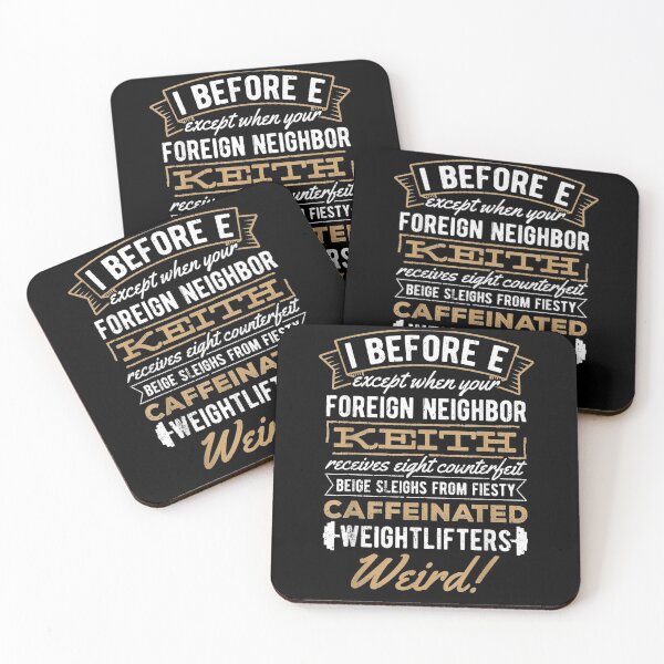 Item preview, I Before E Except After C English Spelling Gift  designed and sold by sheilase.
