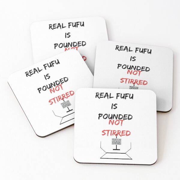 Item preview, Real Fufu is Pounded not Stirrred designed and sold by DIBS2021.