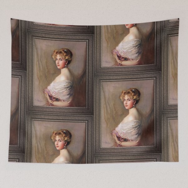 Item preview, Queen Victoria Eugenia by Philip de László Classical Art Xzendor7 Old Masters Reproductions designed and sold by Xzendor7 Digital Art Creations.