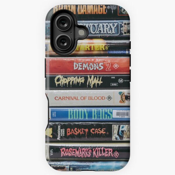 VHS Horror Retro Video Rentals iPhone Tough Case