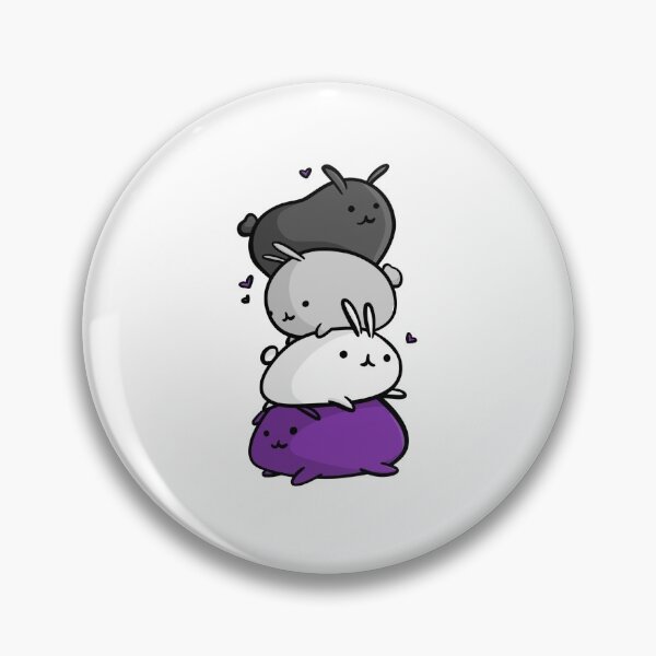 Item preview, Asexual Cute Bunny Illustration designed and sold by Wondher M.