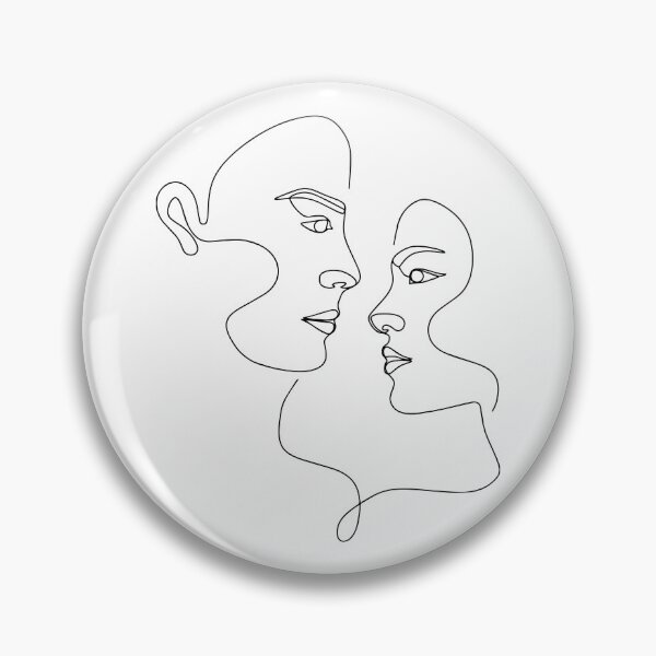 Item preview, Woman Line Art Figure Drawing Couple Line designed and sold by YaliliArt.