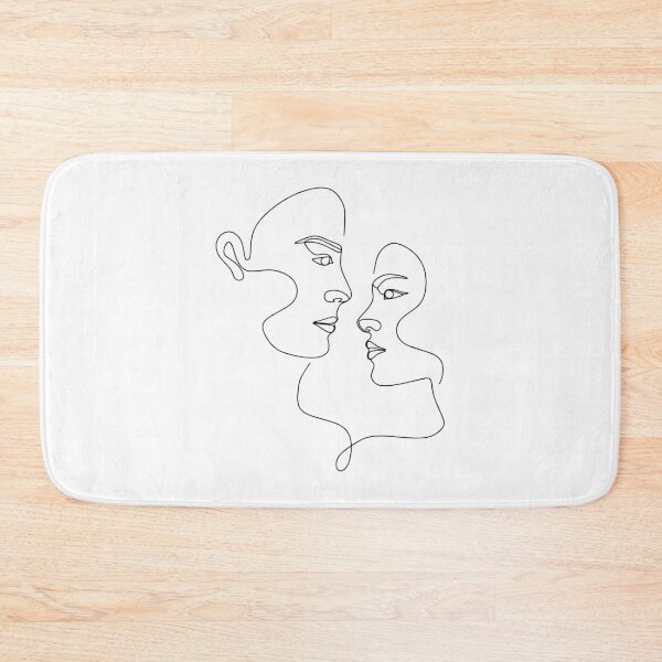 Item preview, Woman Line Art Figure Drawing Couple Line designed and sold by YaliliArt.