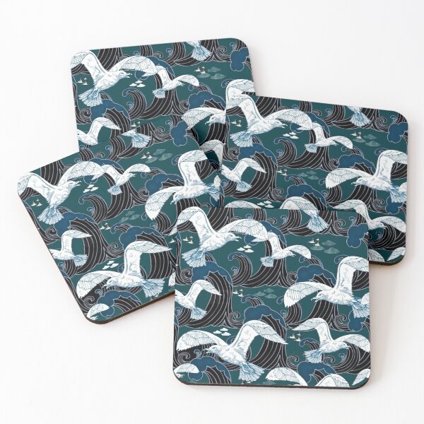Item preview, Seagulls Nautical Pattern  designed and sold by MarcSabuncu.
