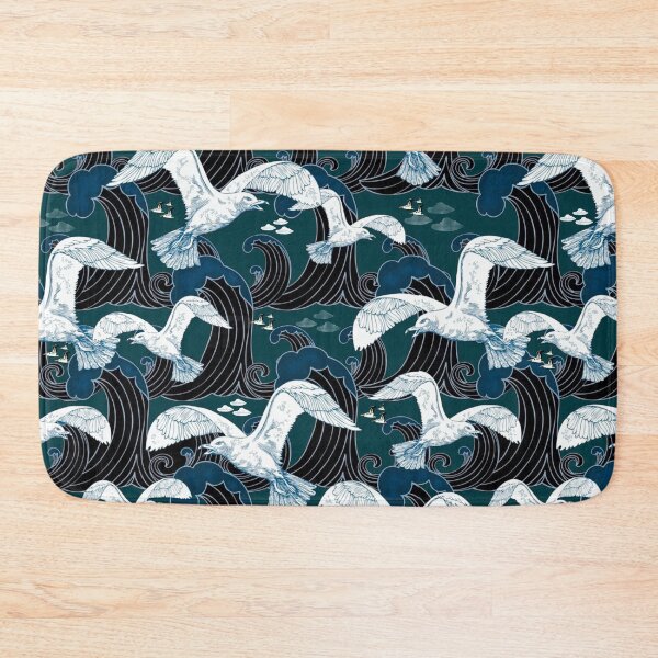 Item preview, Seagulls Nautical Pattern  designed and sold by MarcSabuncu.
