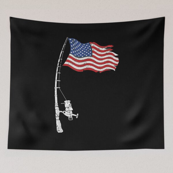 Item preview, American Flag Fishing 4th Of July Tshiry Flag Fishing Gift  designed and sold by sheilase.