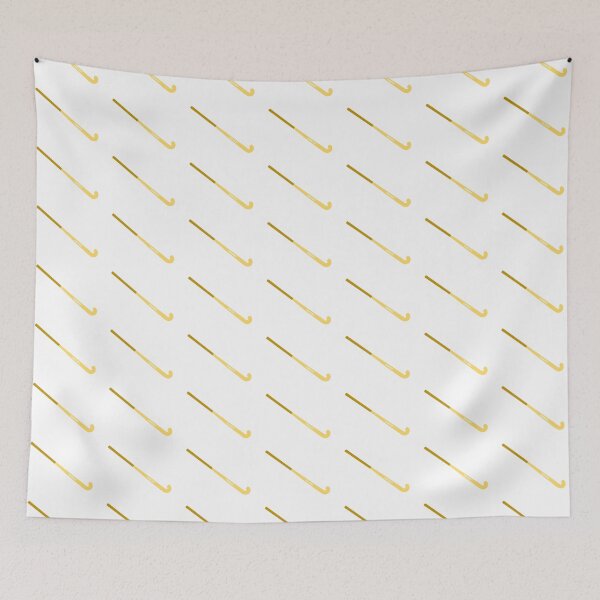 Item preview, Yellow Field Hockey Stick Reading "Hockey" designed and sold by lindsey-p.
