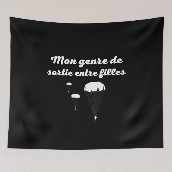 Item preview, Mon genre de sortie entre filles, sky diving girls designed and sold by Smileycreation.