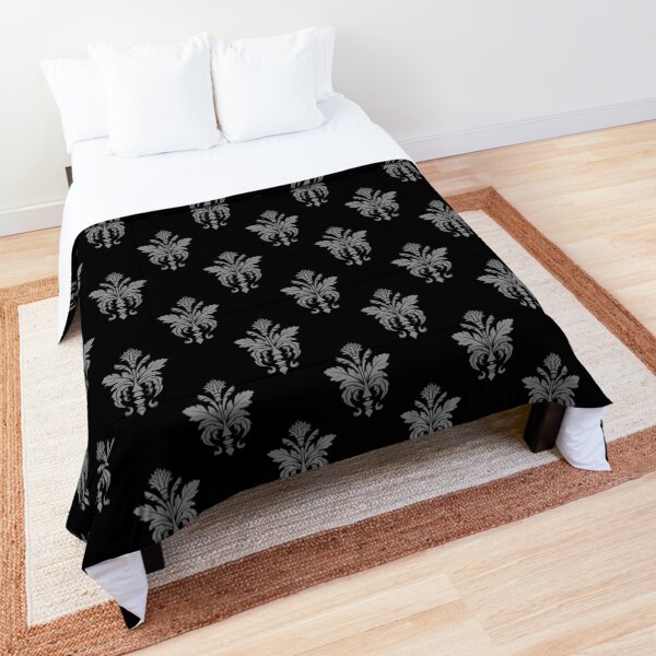 Antique Print (Gray) Comforter