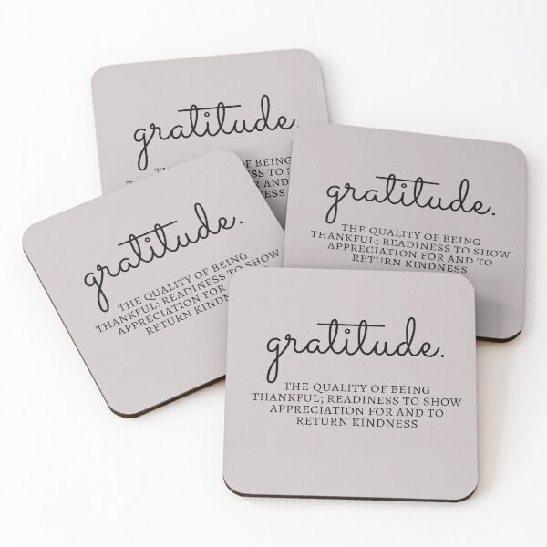 Item preview, Gratitude definition designed and sold by WillowandCrate.
