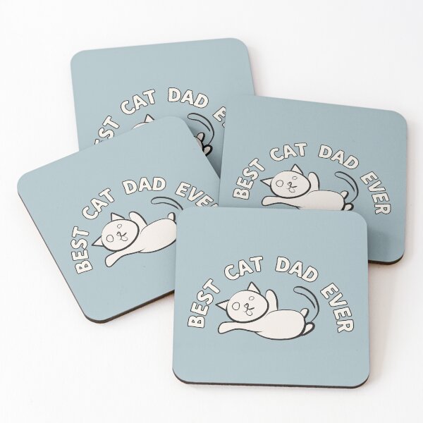 Item preview, Best Cat Dad Ever - Funny Cat designed and sold by ViewerEqualsPhoton.