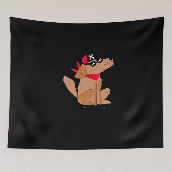 Item preview, Dag wearing sunglasses - dog west designed and sold by mr&mrsmalik malik.