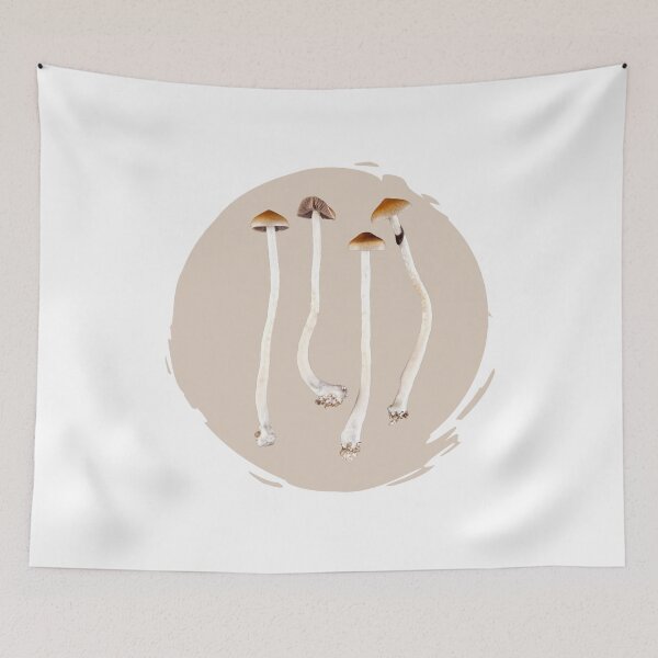 Item preview, Monochromatic Tone Magic Mushrooms Design designed and sold by EarthArtDesigns.
