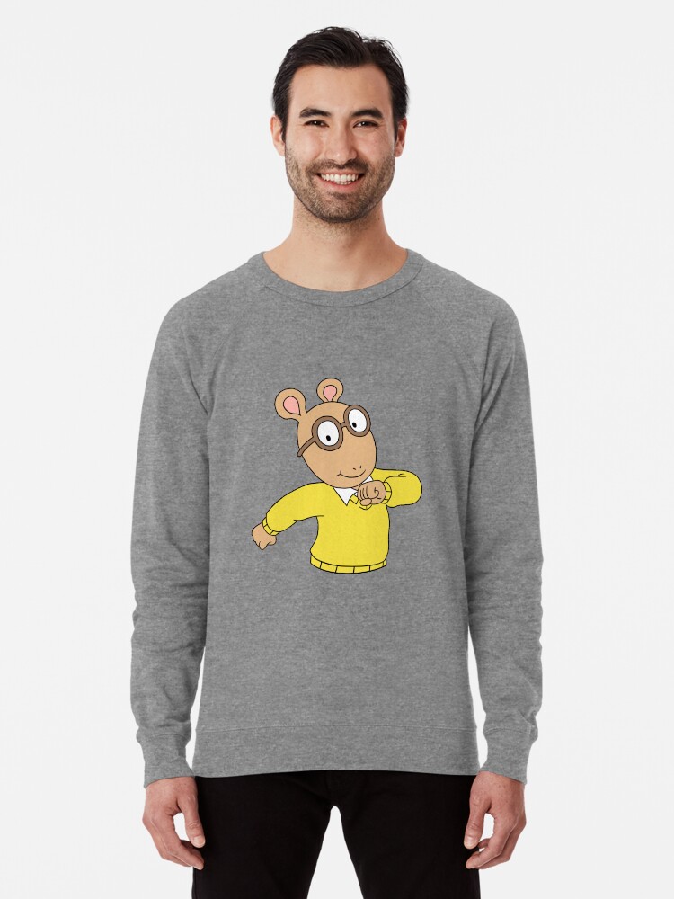Arthur Meme Lightweight Sweatshirt By Kouest Redbubble