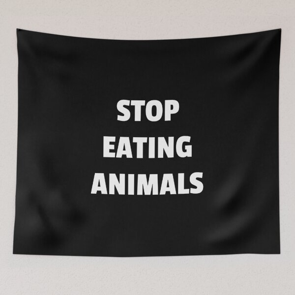 Item preview, GO VEGAN - STOP EATING ANIMALS designed and sold by Inspirationmotivation.