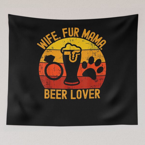 Item preview, Wife Fur Mama Beer Lover With Saying For Women Matching Gift  designed and sold by sheilase.