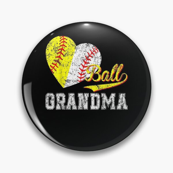 Artikelvorschau, Baseball Softball Ball Herz Oma Muttertagsgeschenk entworfen und verkauft von sheilase.