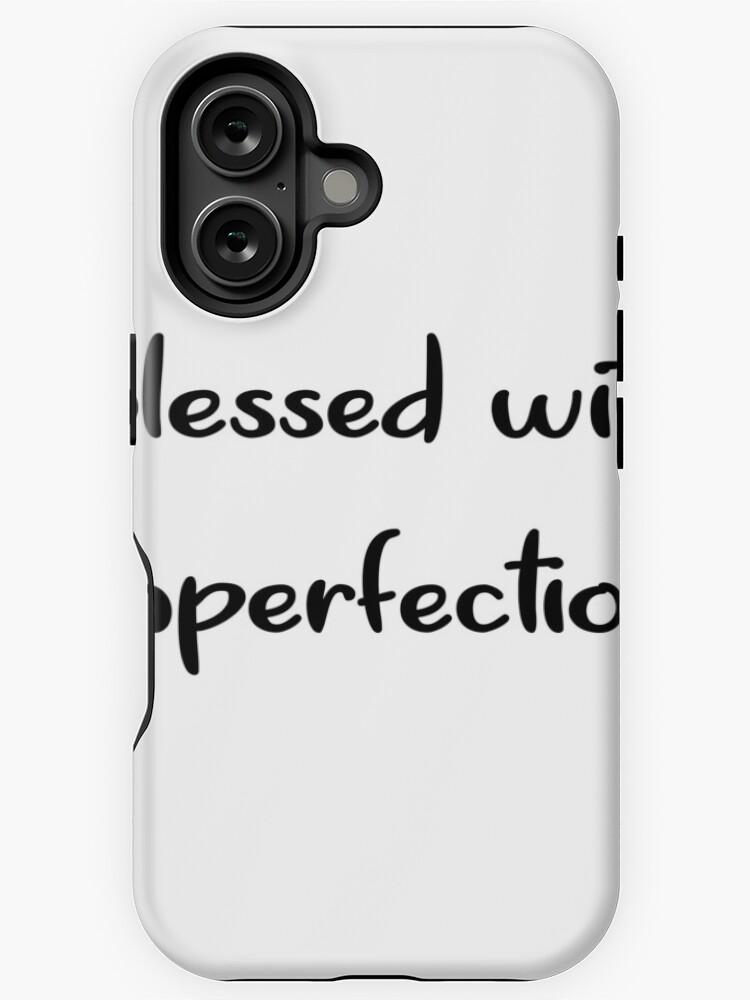 Thumbnail 1 of 4, iPhone Case, BLESSED WITH IMPERFECTIONS designed and sold by iamtruwealth.