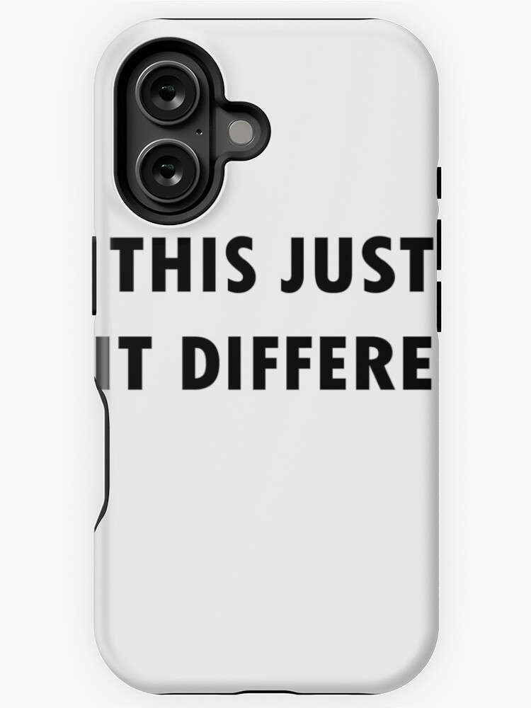 Thumbnail 1 of 4, iPhone Case, THIS JUST HIT DIFFERENT designed and sold by iamtruwealth.