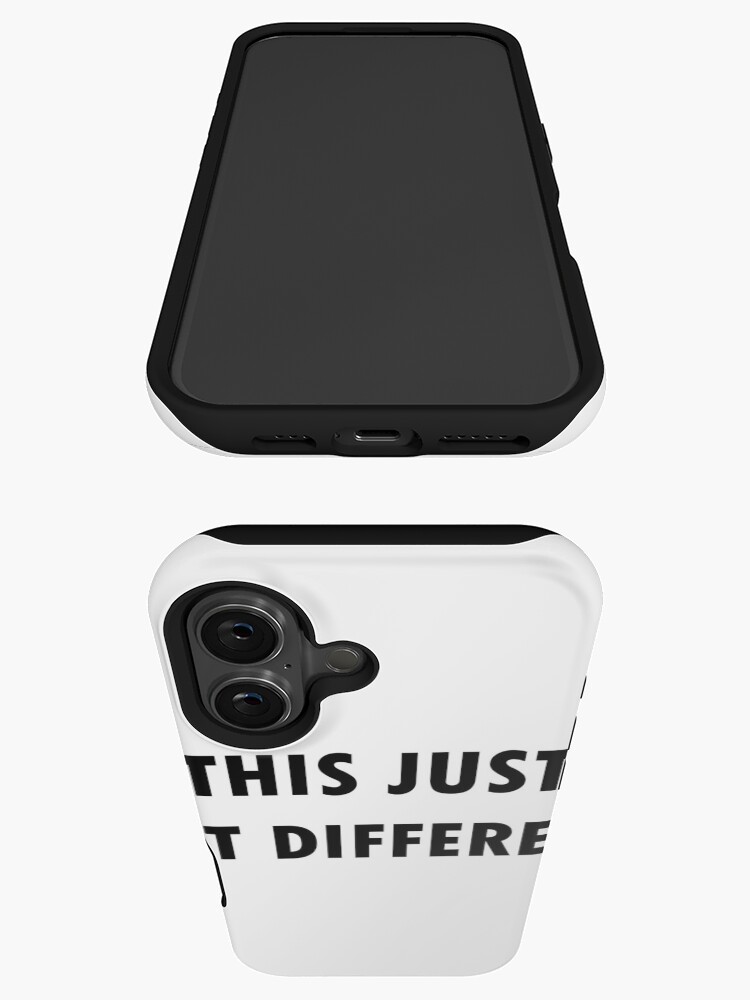 Thumbnail 3 of 4, iPhone Case, THIS JUST HIT DIFFERENT designed and sold by iamtruwealth.