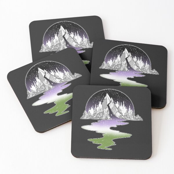 Item preview, Genderqueer Mountain River designed and sold by Clara Hollins.