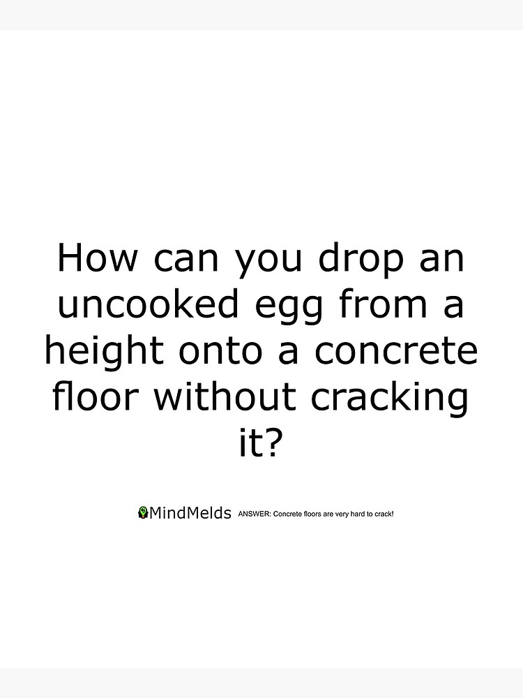 Complex Riddle - Egg Drop Series by ThinkinClothing