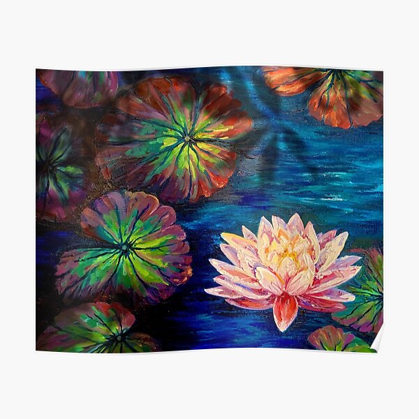 Lily pond Poster