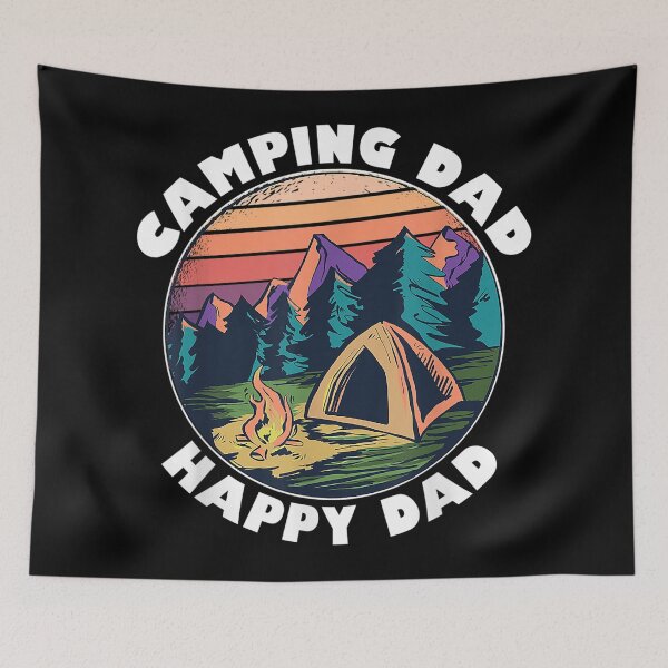 Item preview, Mens Dad Camping T Shirt Happy Camping Dad Camper Summer designed and sold by travellb.