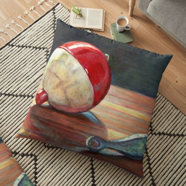 Sinker and Bobber Floor Pillow
