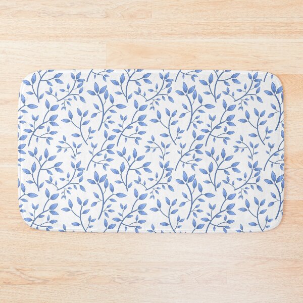 Item preview, Pretty Blue Leaf Floral in Seamless designed and sold by HamsX Matta.