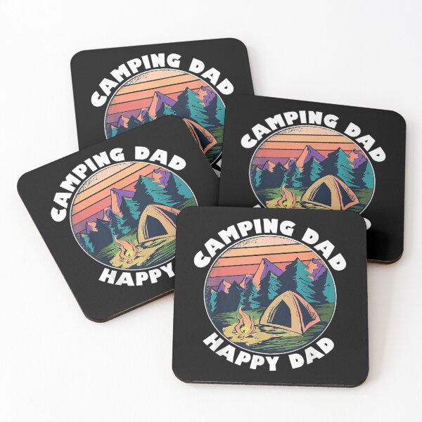 Item preview, Mens Dad Camping T Shirt Happy Camping Dad Camper Summer designed and sold by travellb.