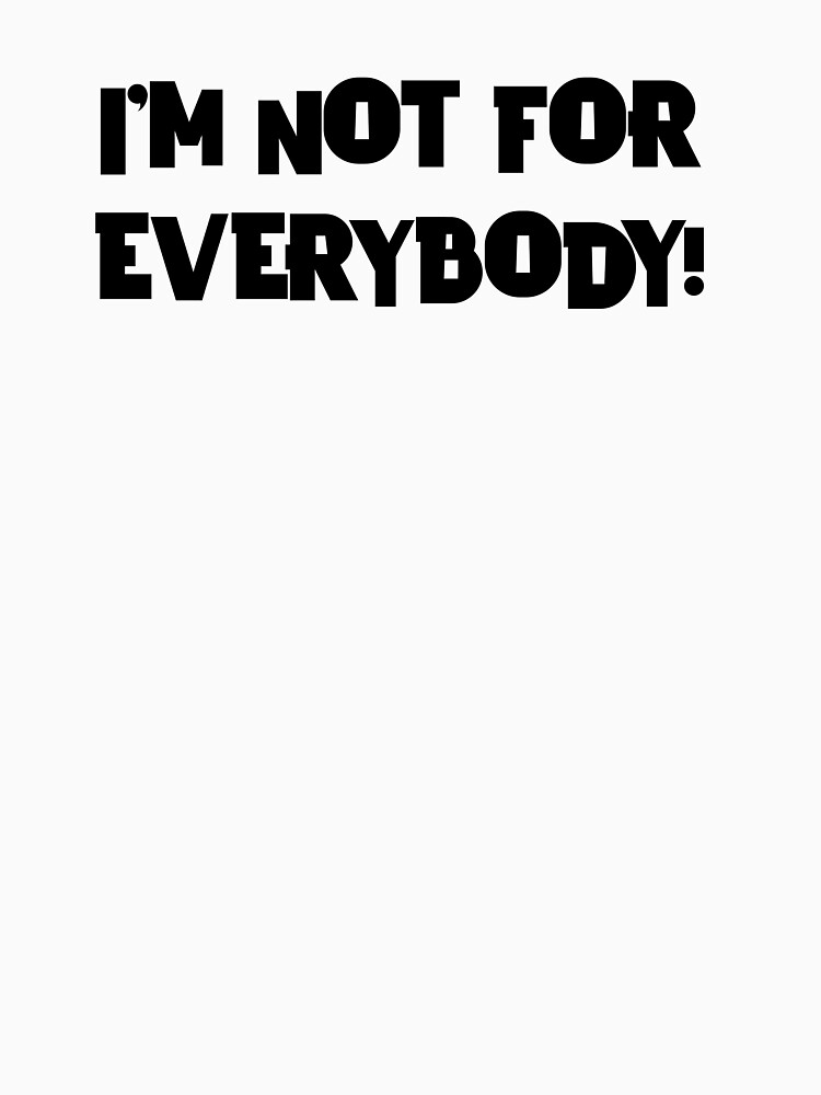 Thumbnail 3 of 3, Baseball ¾ Sleeve T-Shirt, IM NOT FOR EVERYBODY! designed and sold by iamtruwealth.