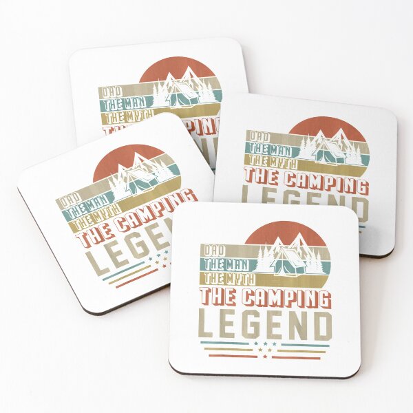 Item preview, Mens Dad The Man The Myth The Camping Legend Summer designed and sold by travellb.